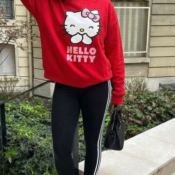 adidas Pants - 🔥 COZY SET DEAL! Leggings + Sweatshirt Athleisure Look Size L